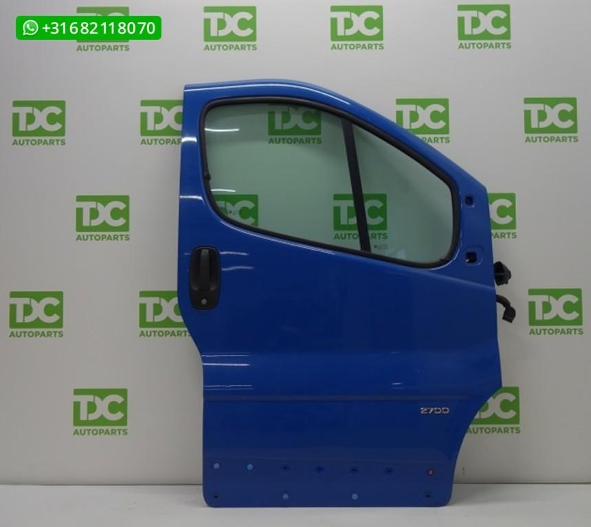 Opel Vivaro bestel A ('01-'14) Voordeur rechts blauw, Gebruikt, Deur, Opel, Ophalen of Verzenden