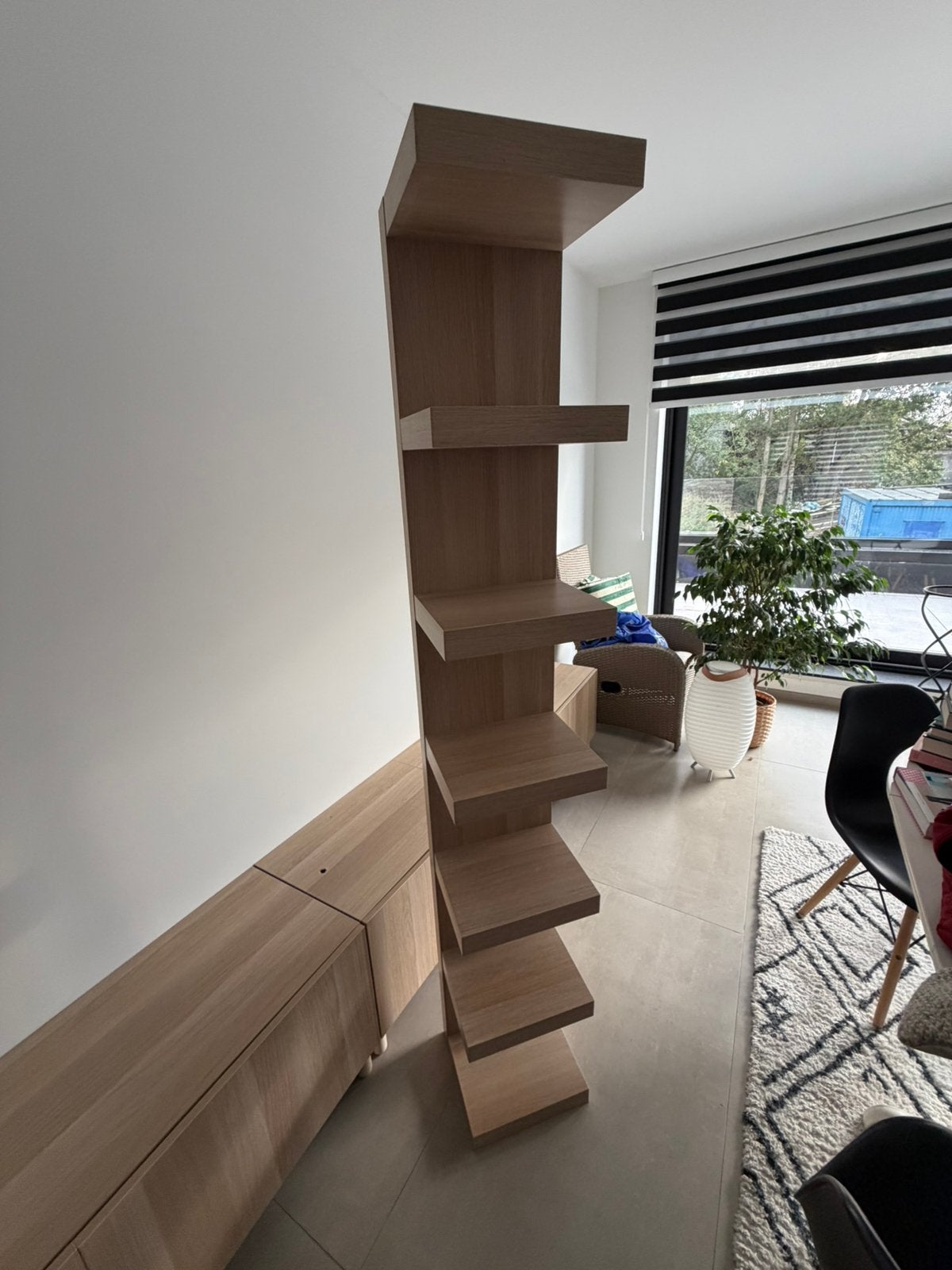 Etagere ikea bois bruin, Maison & Meubles, Enlèvement, Comme neuf, Bois