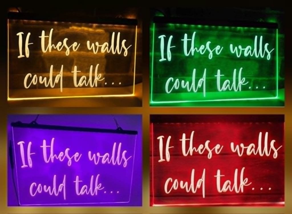 If these walls Talk 3D Led decoratie verlichting 2 VOOR, 30 cm, Ophalen of Verzenden, Kunststof, 20 cm