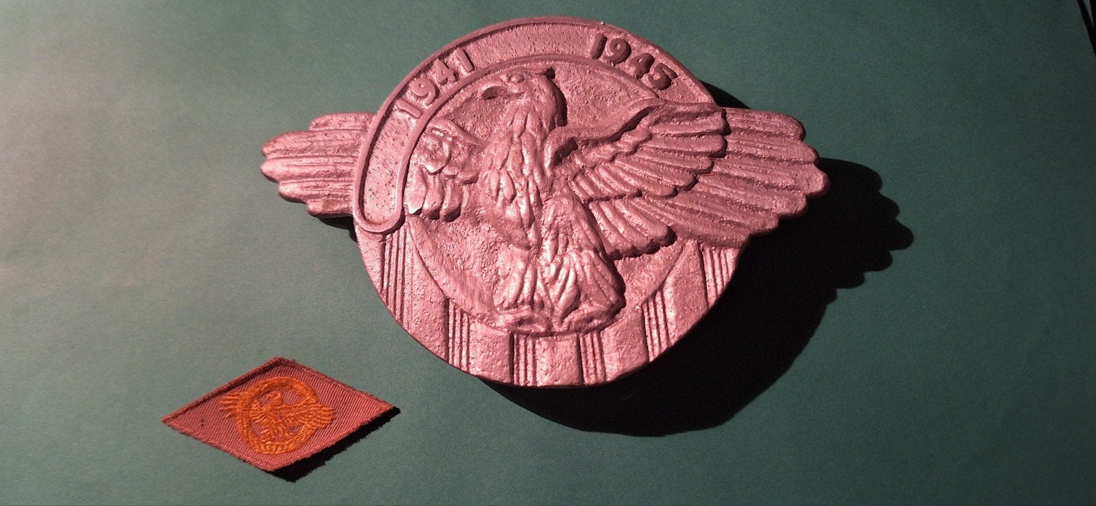 US WW2 plaque rare a trouver, Envoi