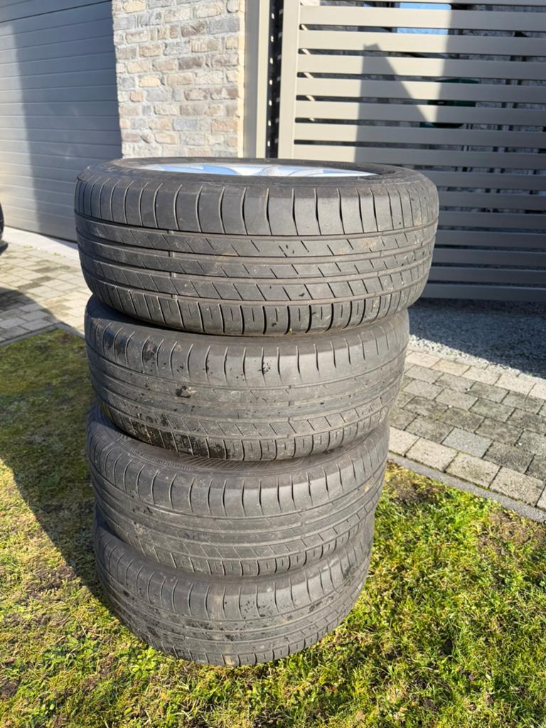 Bmw G30 velgen met banden, Ophalen, Gebruikt, Banden en Velgen, 17 inch