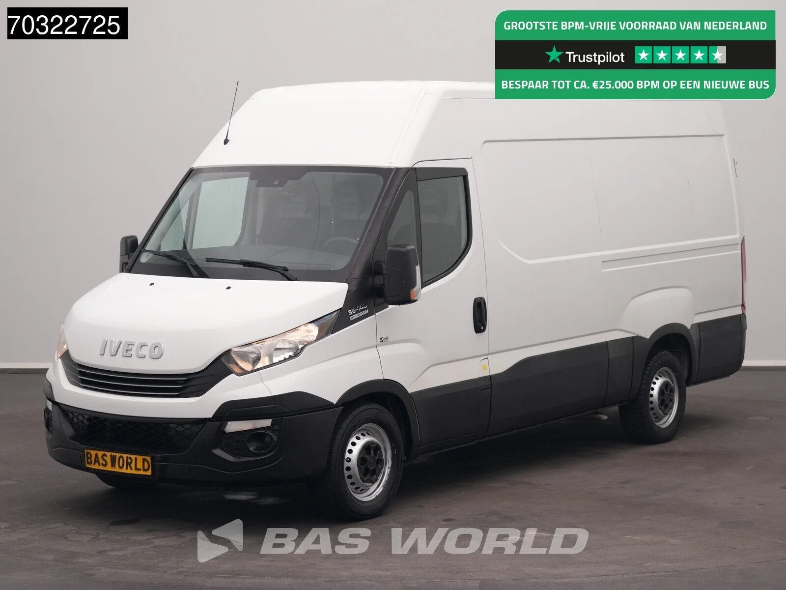 Iveco Daily 35S14 Automaat L2H2 3,5t Trekhaak Airco Cruise W, Automaat, Stof, Gebruikt, Euro 6