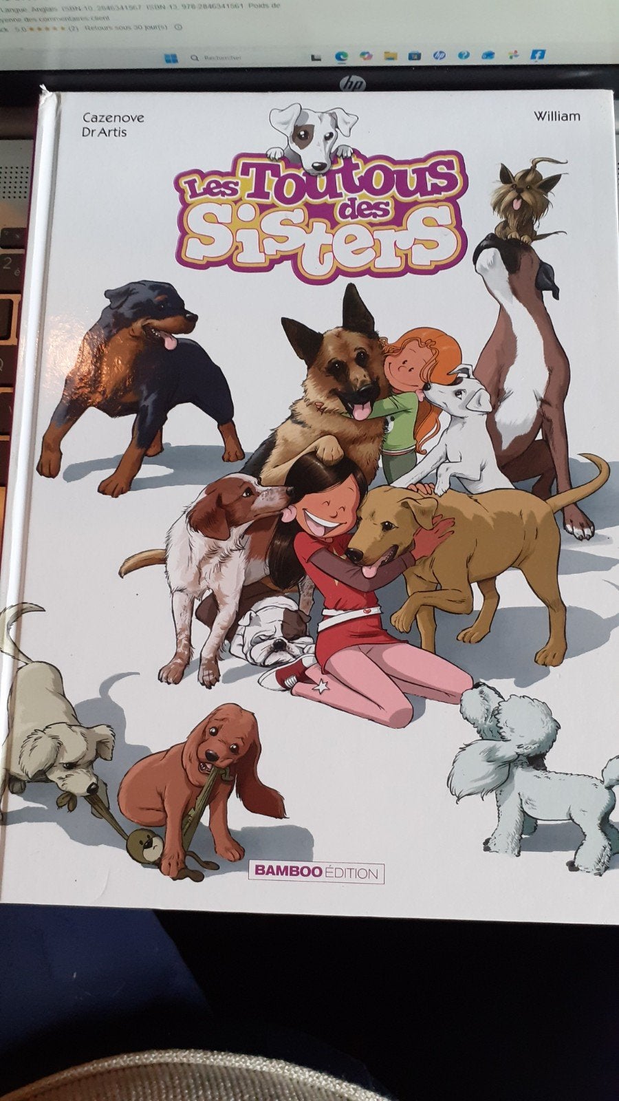 livre documentaire et bd les toutous des sisters, Livres, Cazenove & William, Enlèvement ou Envoi, Une BD, Comme neuf