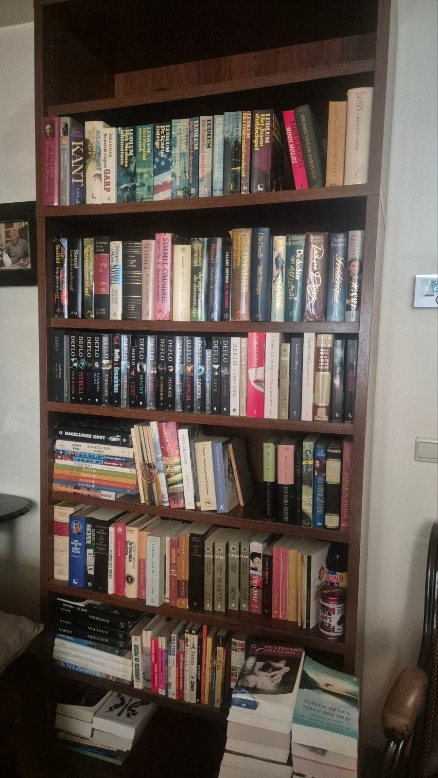Booekenkast met boeken, Huis en Inrichting, Ophalen