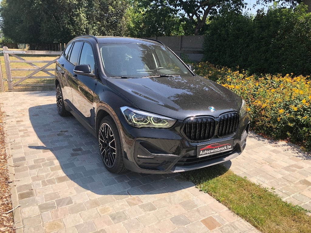 Bmw X1 hybride 25e leder 19" M-grill garantie, Dealer onderhouden, 42 g/km, Zwart, Leder