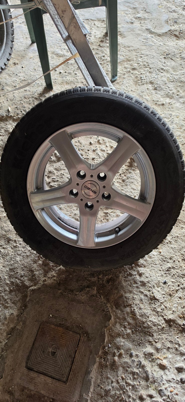 velg + winterbanden, Auto-onderdelen, Ophalen, Gebruikt, 15 inch, Velg(en)