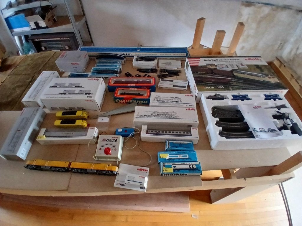 marklin pakket, Ophalen, Treinset, Gelijkstroom of Wisselstroom, Zo goed als nieuw
