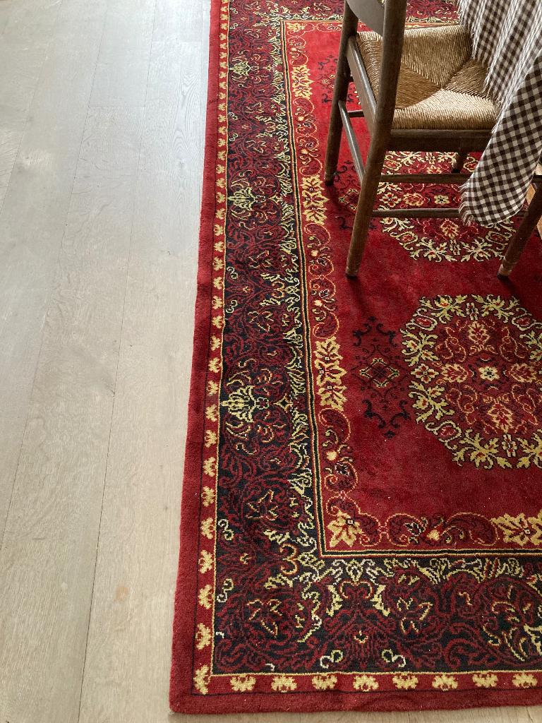 Mooi tapijt, Maison & Meubles, Ameublement | Tapis & Moquettes, Enlèvement, Utilisé, Rouge