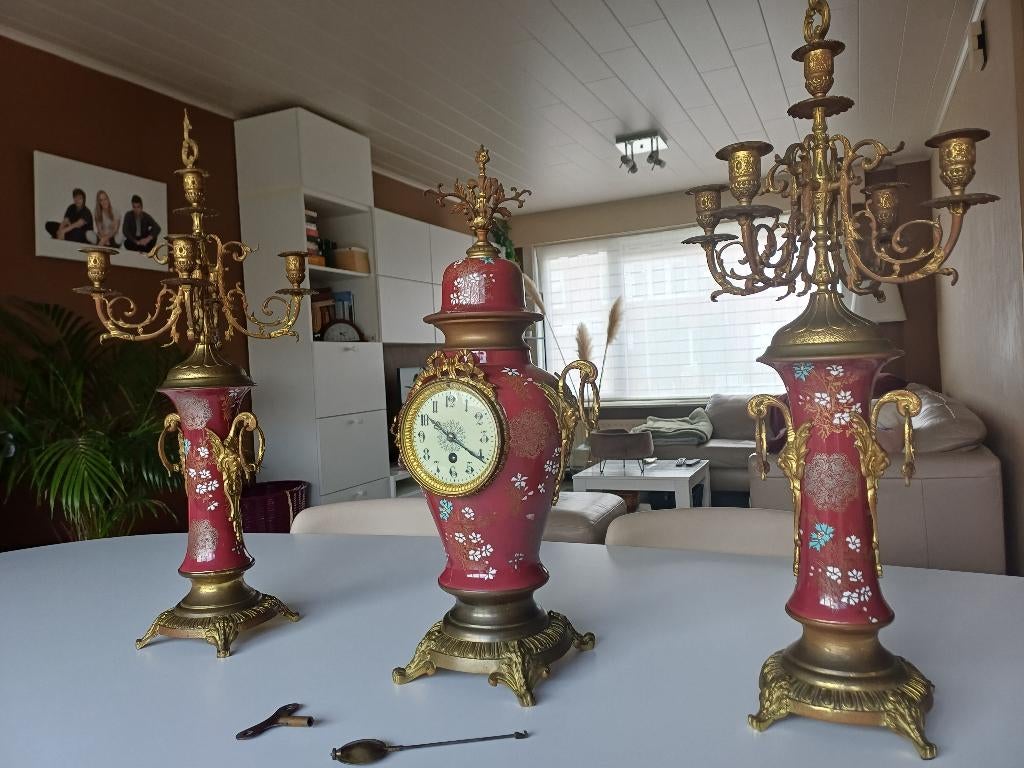 schouwgarnituur, Antiek en Kunst, Ophalen