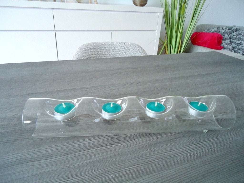 Photophore en verre, Maison & Meubles, Enlèvement, Neuf, Verre