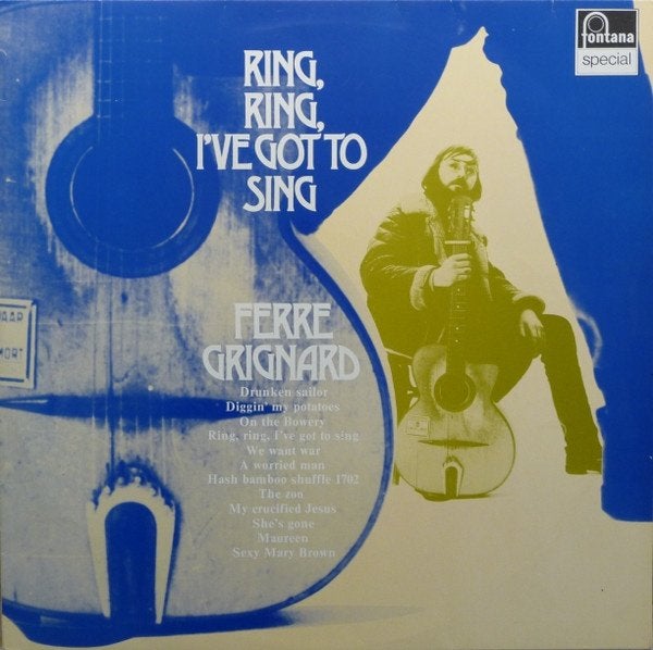 FERRE GRIGNARD – Ring, Ring, I've Got To Sing ( Lp Belpop ), Reissue, Ophalen of Verzenden, Folk, LP