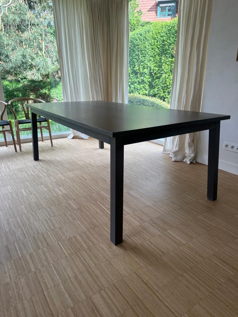 Eettafel uitschuifbaar 210-280, Huis en Inrichting, Ophalen, 100 tot 150 cm, Eikenhout, 200 cm of meer