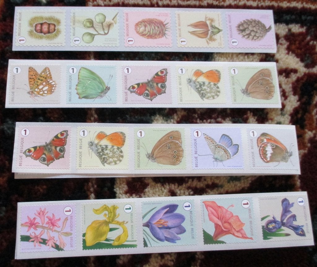 40 zelfklevende rolzegels nummer 1, Frankeerzegel, Ophalen of Verzenden, Zonder stempel, Postfris