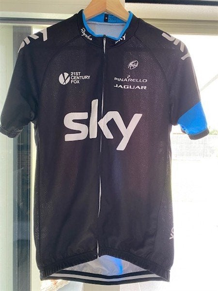 Koerstenue Rapha – Sky/Pinarello - Fietskledij, Vêtements d'extérieur, Enlèvement ou Envoi, M, Comme neuf