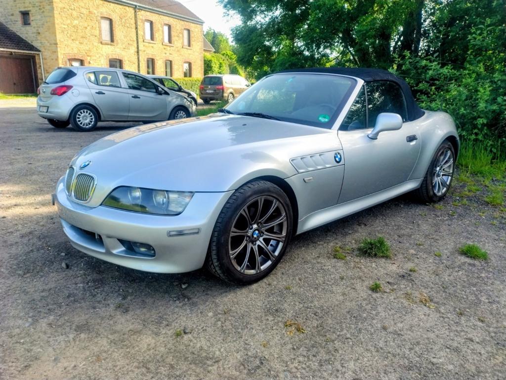 Bmw Z3 1.9i 118cv phase 2/historique/carpass/très bel état!, Cuir, Argent ou Gris, Achat, 87 kW