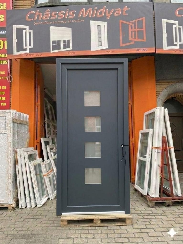 STOCK DEALS Porte d'entré 550€ !!️!!️, Bricolage & Construction, Vitres, Châssis & Fenêtres, Enlèvement, Neuf, Autres types, Double vitrage