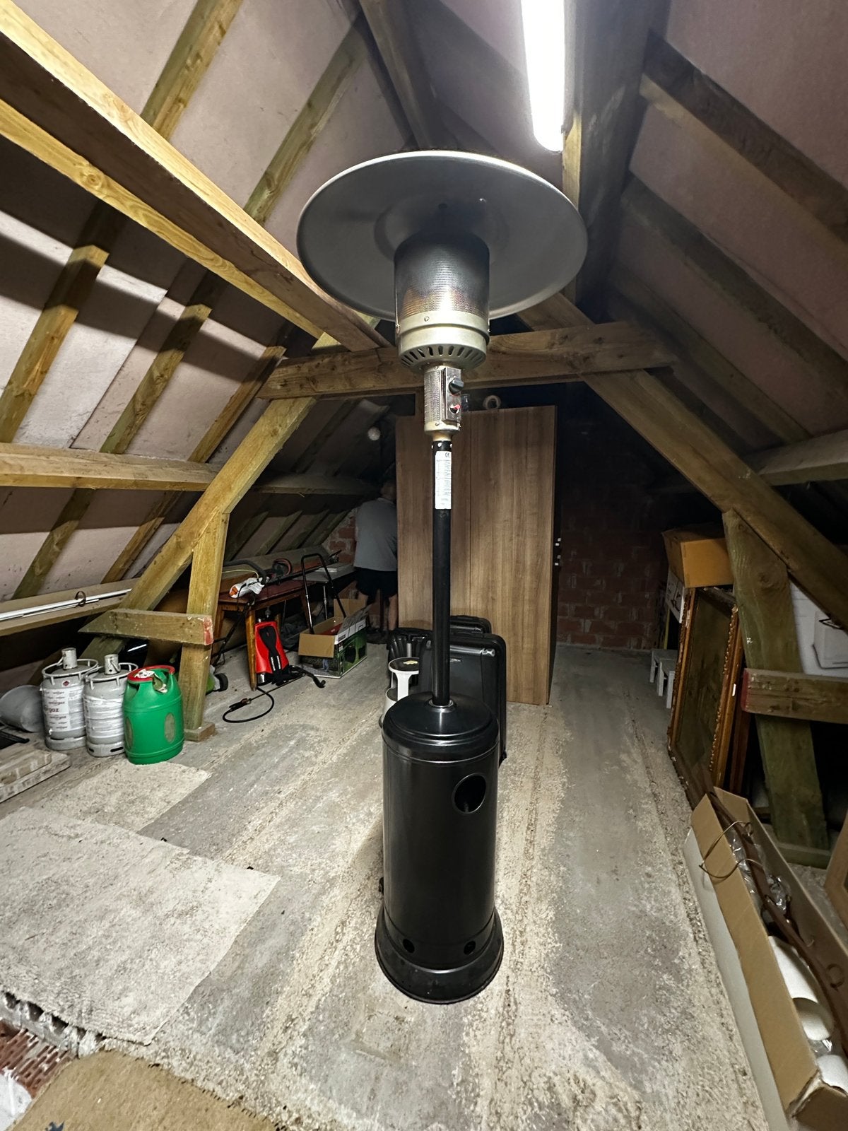 Terrasverwarmer op gas met wielen, Jardin & Terrasse, Chauffage de terrasse, Enlèvement, Gaz