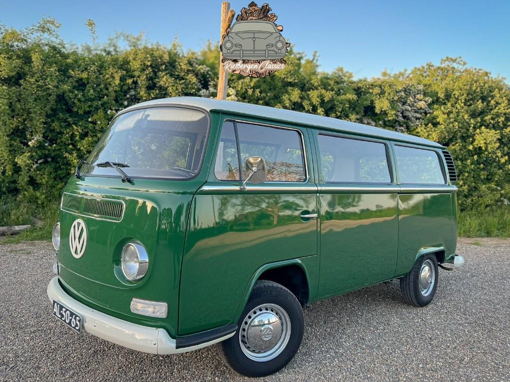VW T2AB 1972 Elm Green Volledig gerestaureerd, Ophalen of Verzenden, Gebruikt