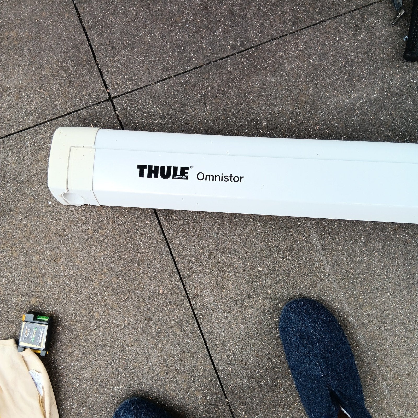 Thule omnistore 5200 luifel, Caravans en Kamperen, Ophalen, Gebruikt, Thule