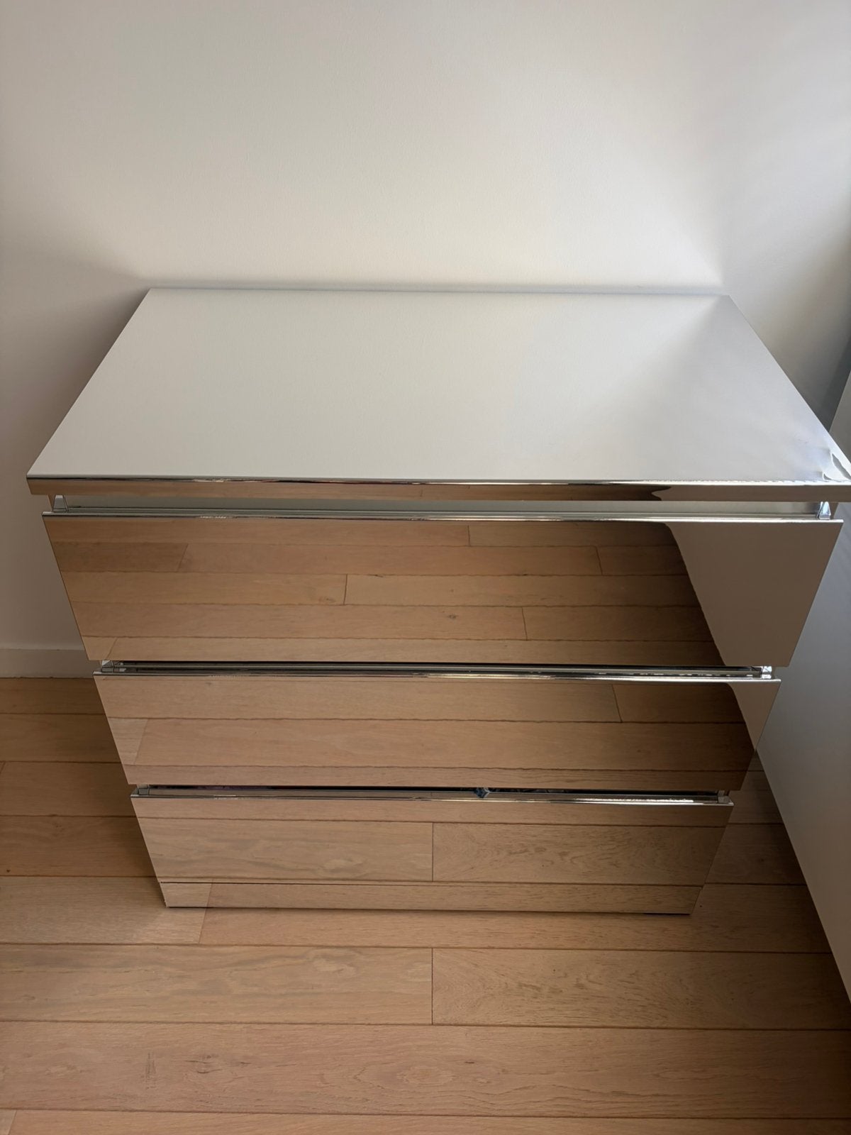 IKEA Malm dresser - mirror - limited edition, Enlèvement, Comme neuf, IKEA