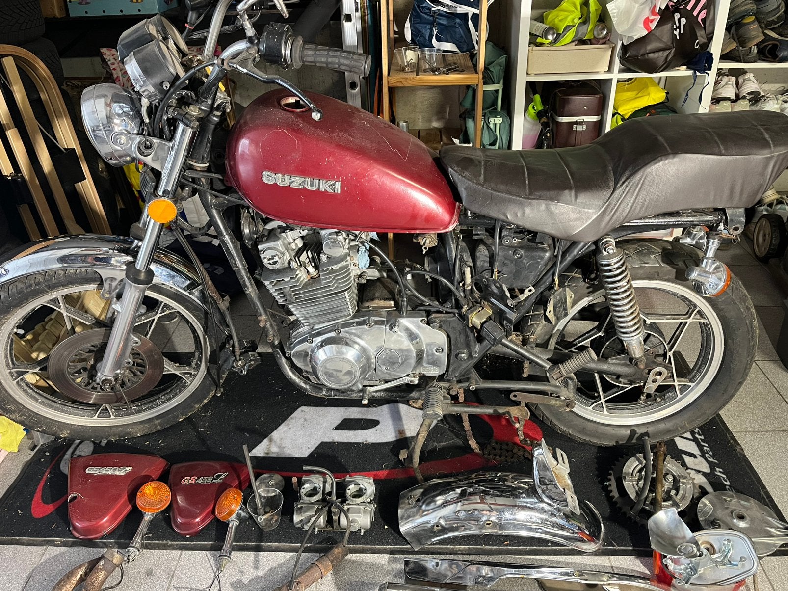 Suzuki gs 450, Motoren, Ophalen, Gebruikt