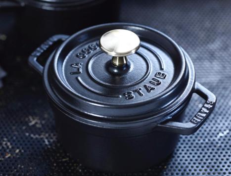 Staub Cocotte 14 cm ,800 cl , 4stuks, Enlèvement, Utilisé
