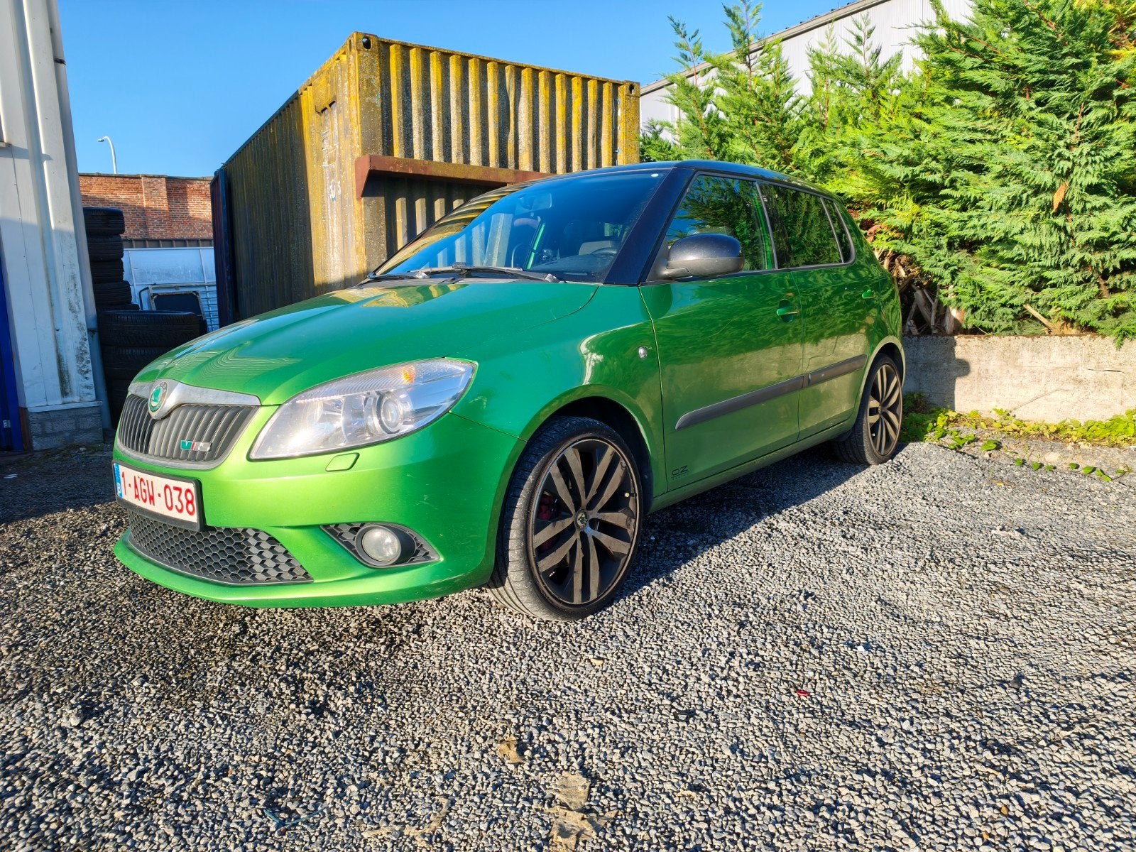 Skoda Fabia VRS, Euro 5, Stof, Zwart, Parkeersensor