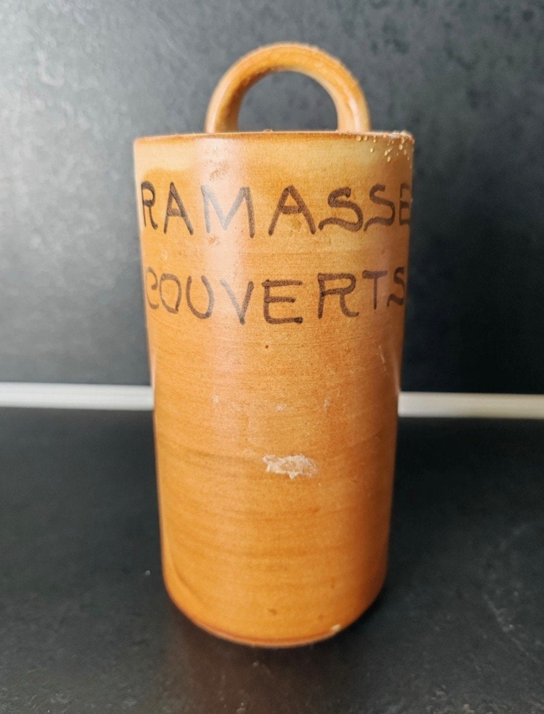Oude vintage met zandsteen bedekte pick-up gemaakt in Frankr, Antiek en Kunst, Antiek | Keramiek en Aardewerk, Ophalen of Verzenden