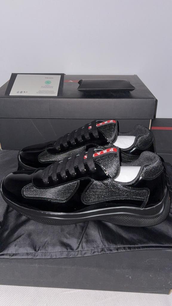 Prada America’s Cup - Black, Enlèvement ou Envoi, Neuf, Noir, Baskets
