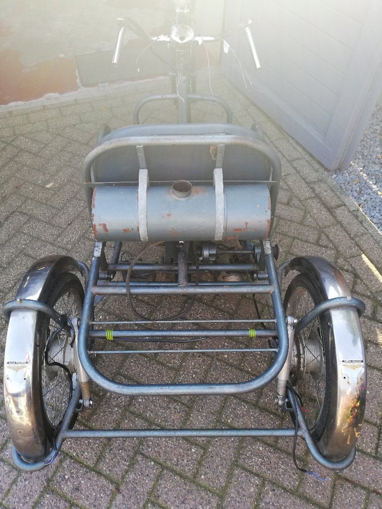 tricycle cyclomoteur d'époque., Vélos & Vélomoteurs, Autres marques, 49 cm³, Classe B (45 km/h), Enlèvement