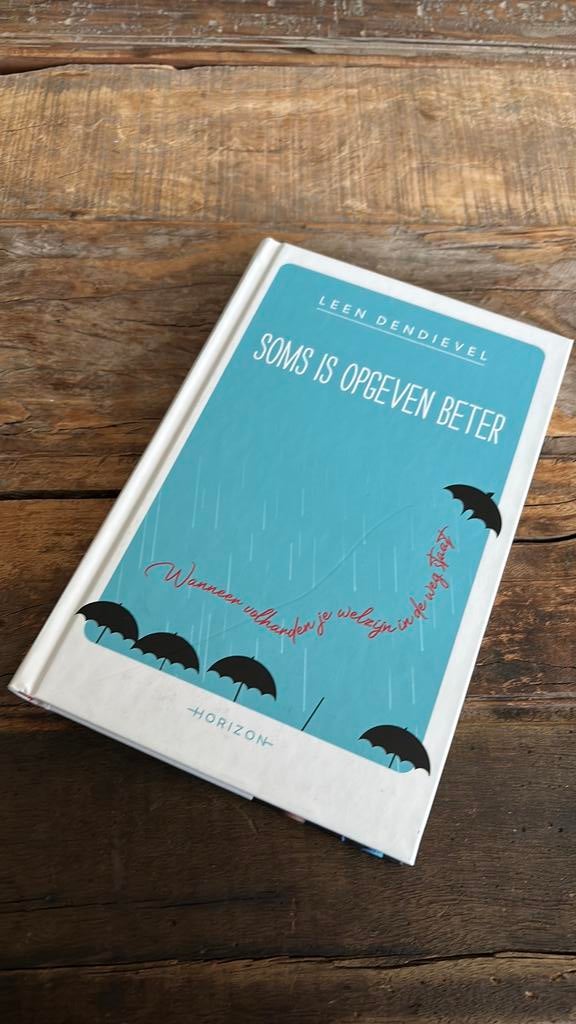 Soms is opgeven beter, Ophalen of Verzenden, Nieuw, België
