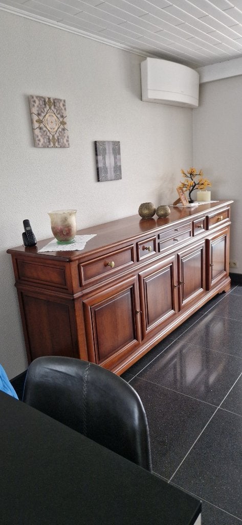 buffetkast, Huis en Inrichting, Ophalen, Gebruikt, Buffetkast in massieve kerselaar, Met lade(s)