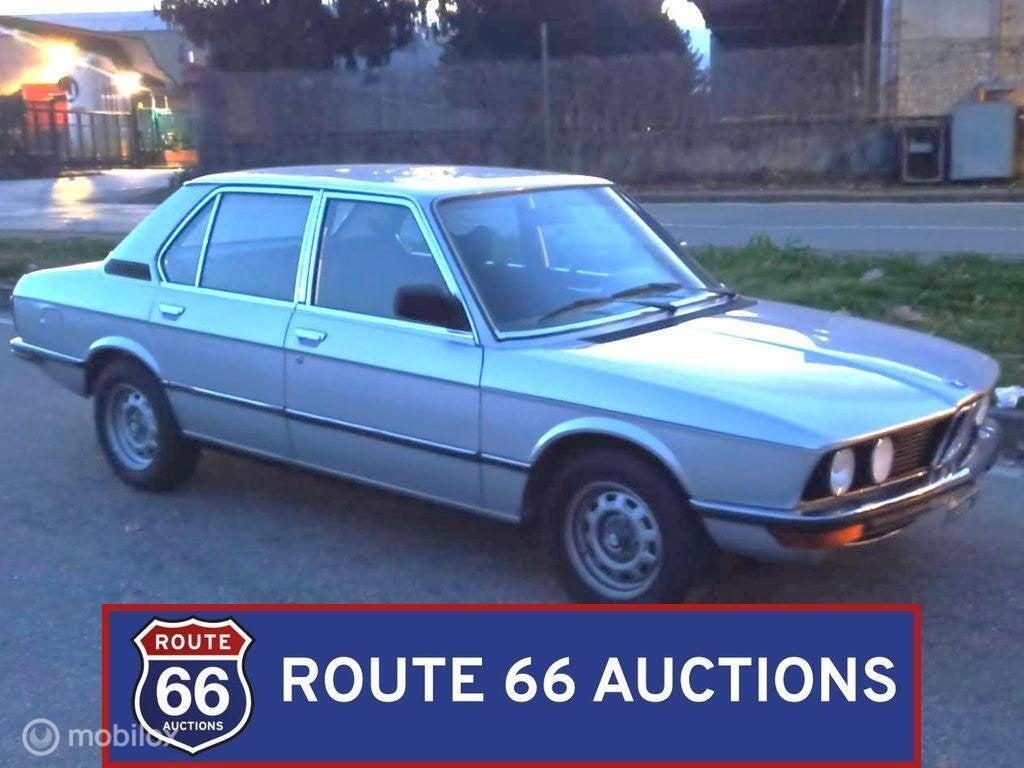 BMW 520/6 | 1981 | Route 66 Auctions, Auto's, Zwart, Bedrijf, Handgeschakeld, Overige carrosserie
