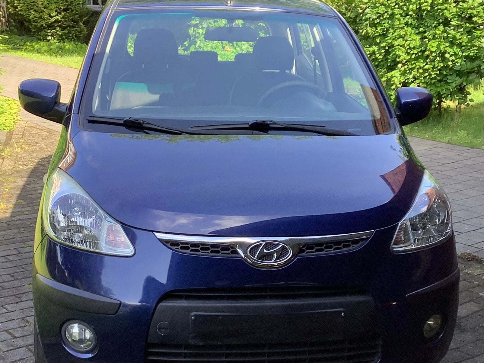 Bijzonder mooie goed onderhouden wagen met airco, Auto's, 4 cilinders, Blauw, Particulier, I10
