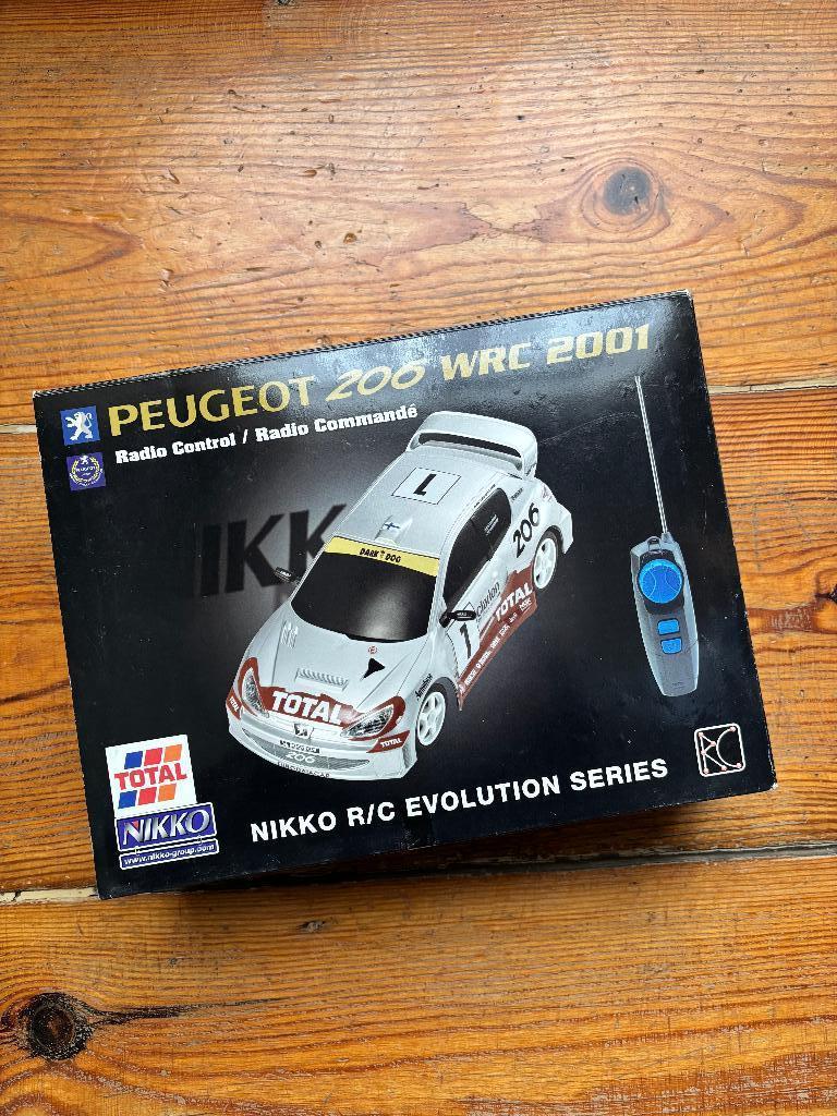 Peugeot 206 2001 WRC NIKKO 1/24 RC, Échelle 1:24, Enlèvement, Électro, Comme neuf