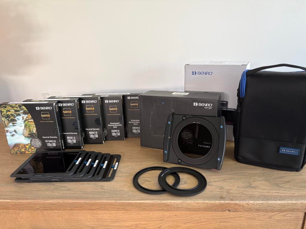 Benro Filters set + draagtas, Enlèvement ou Envoi, Comme neuf
