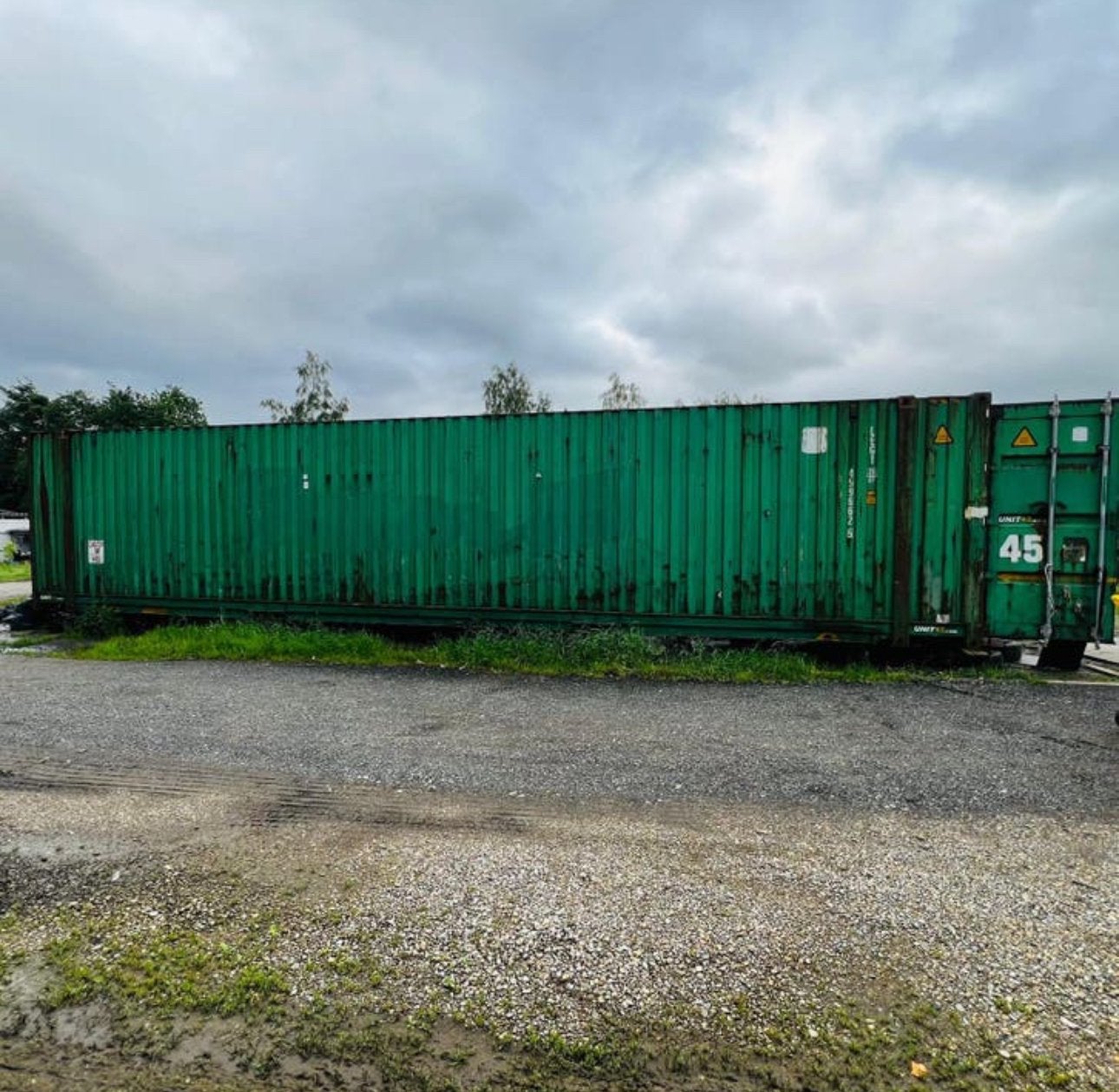 Zeecontainer 45 voet €500 MOET WEG, Enlèvement