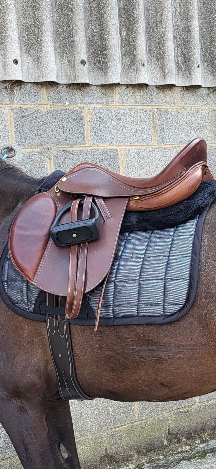 Selle Éric Thomas 17.5pouce, Ophalen