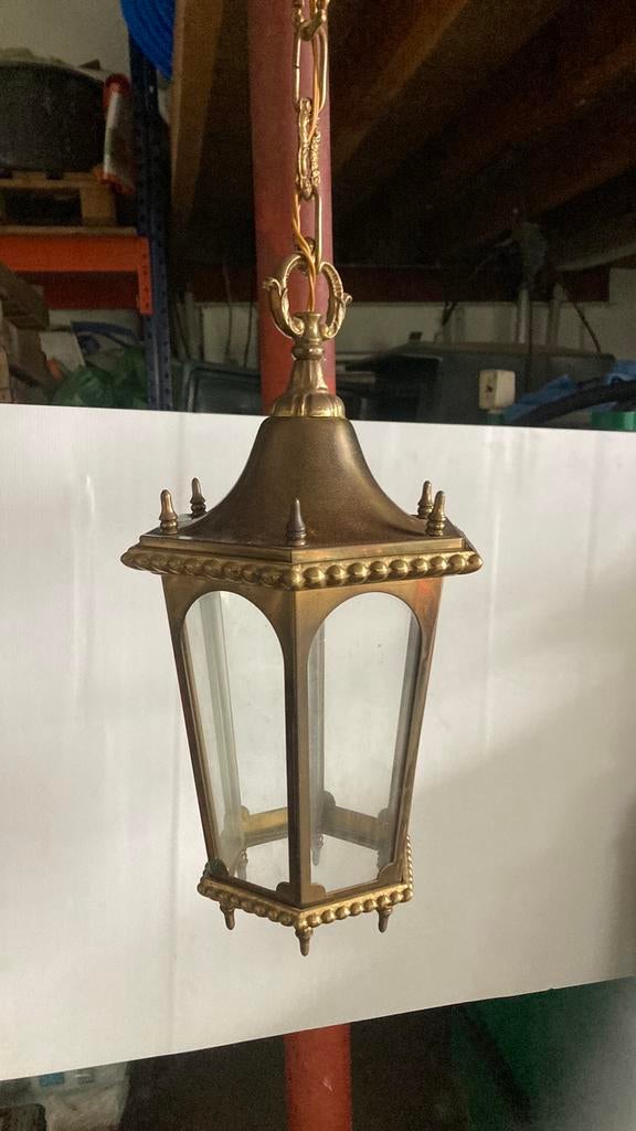 Mooie koperen lamp, Antiek en Kunst, Ophalen