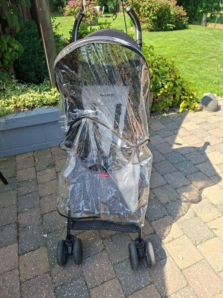 Buggy de marque Mac Laren avec protection pluie, Enfants & Bébés, Buggys, Enlèvement, Utilisé, Maclaren, Protection de pluie