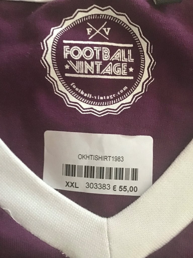 Foodbal Vintage  T shirt Anderlecht xxl 1983, Collections, Articles de Sport & Football, Enlèvement, Neuf, Maillot