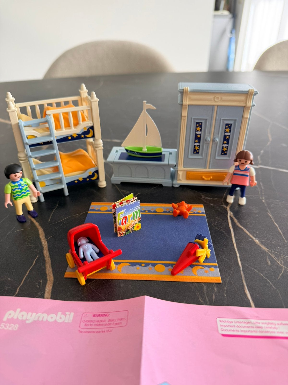 Slaapkamer Playmobil, Enfants & Bébés, Enlèvement ou Envoi, Kit complet, Utilisé, Autres types