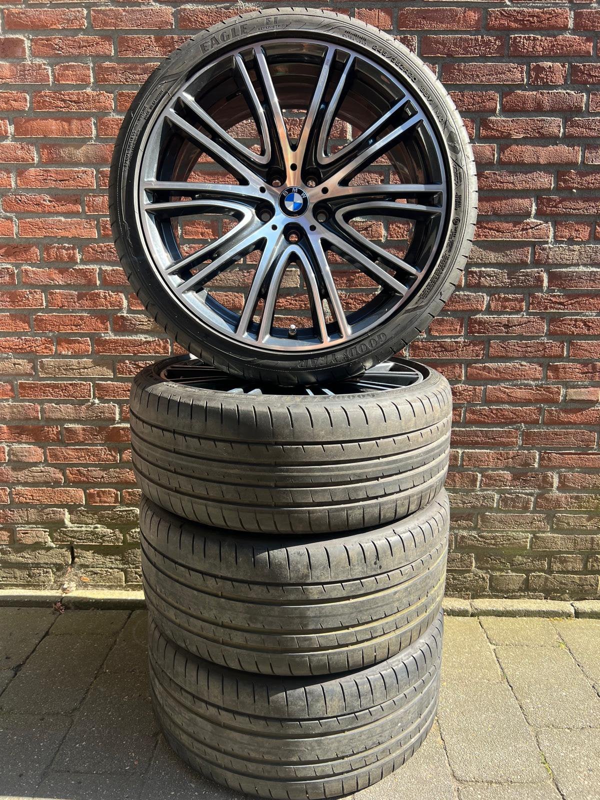 Bmw 5 reeks G30 G31 lm velgen 20 inch BREEDSET individual, 245 mm, Véhicule de tourisme, Enlèvement, Utilisé
