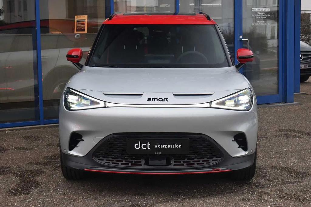 Smart Brabus #1 66 kWh Pano HUD ACC 360 (bj 2024), Auto's, Smart, 5 zetels, 5 deurs, Zilver of Grijs, Te koop