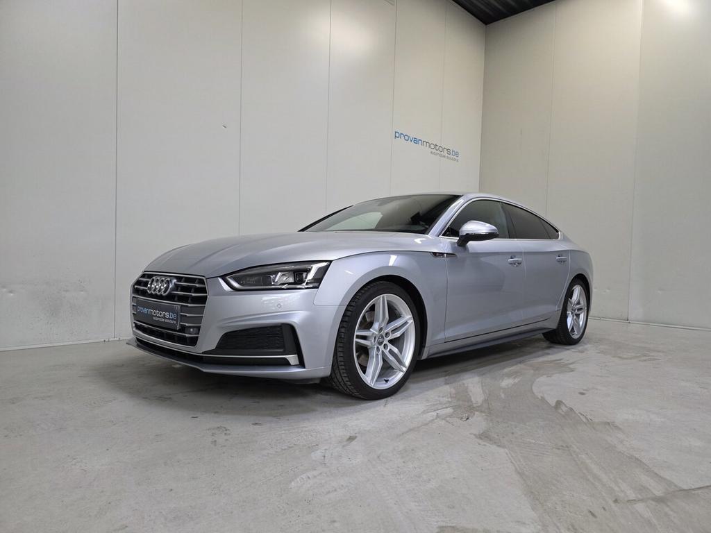 Audi A5 Sportback 1.4 TFSI Autom. - GPS - Topstaat! 1Ste Ei, 4 deurs, 4 cilinders, 0 kg, Navigatiesysteem
