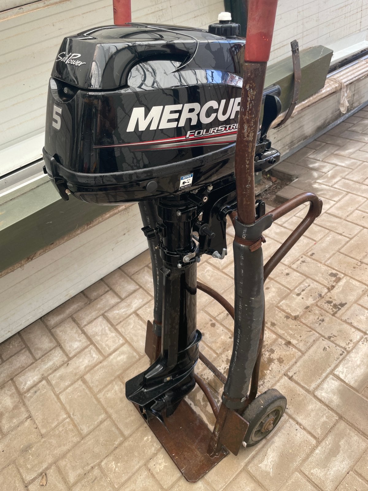 Mercury 5 pk 4takt buitenboordmotor, Ophalen, Zo goed als nieuw, Buitenboordmotor