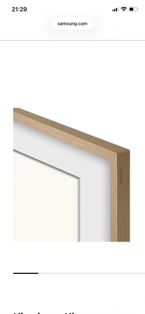 Verwisselbare kader 43 inch The Frame - Teakhout look, Ophalen, Nieuw