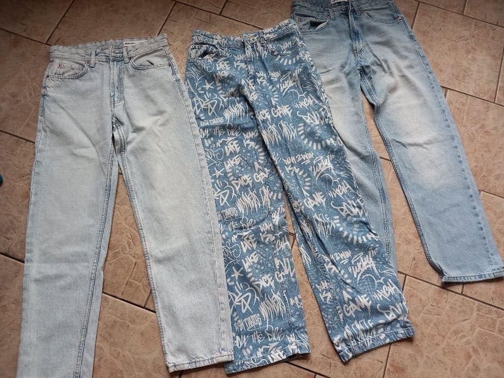 Vêtements garçon taille 34 - âge 14 ans, Pantalon, Garçon, Enlèvement ou Envoi, Bershka