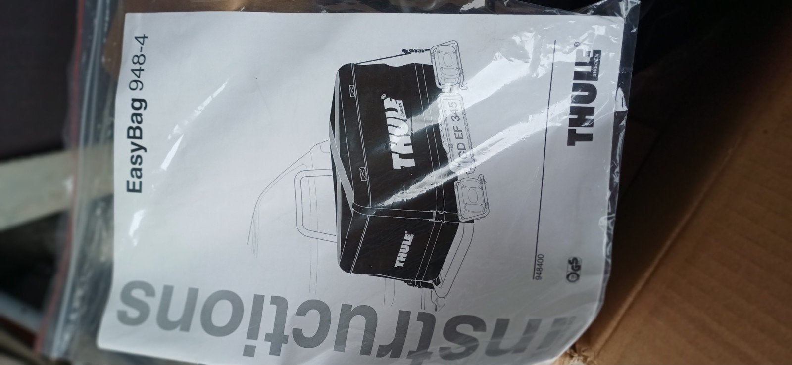 Thule Bagage drager voor op de trekhaak, Ophalen