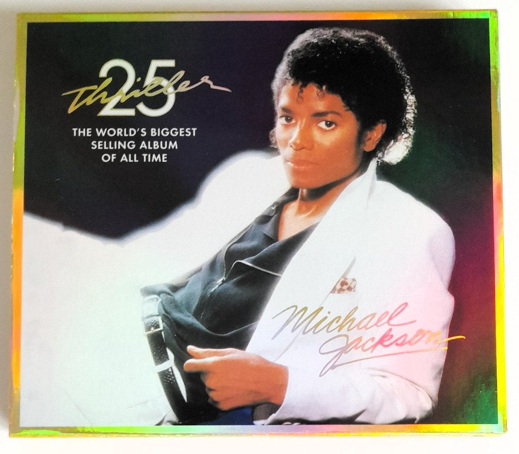 MICHAEL JACKSON Thriller 25 CD+DVD doré + inédit, Envoi, Comme neuf, Pop, Suppléments